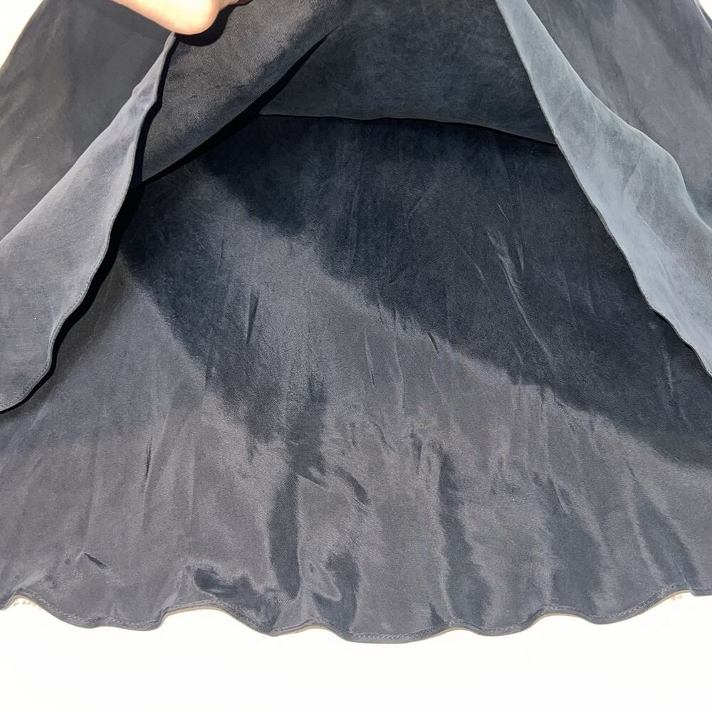 J.Crew Gwyneth Slip Dress Size 4 Black Cupro Blend V-Neck Classic Party NEW NWT - Picture 5 of 13